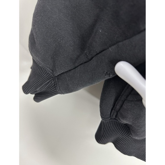 JNCO Jeans *Flawed Distressed Eagle Graphic Hoodie Black Mens XL Y2K Skater Punk - Picture 10 of 16